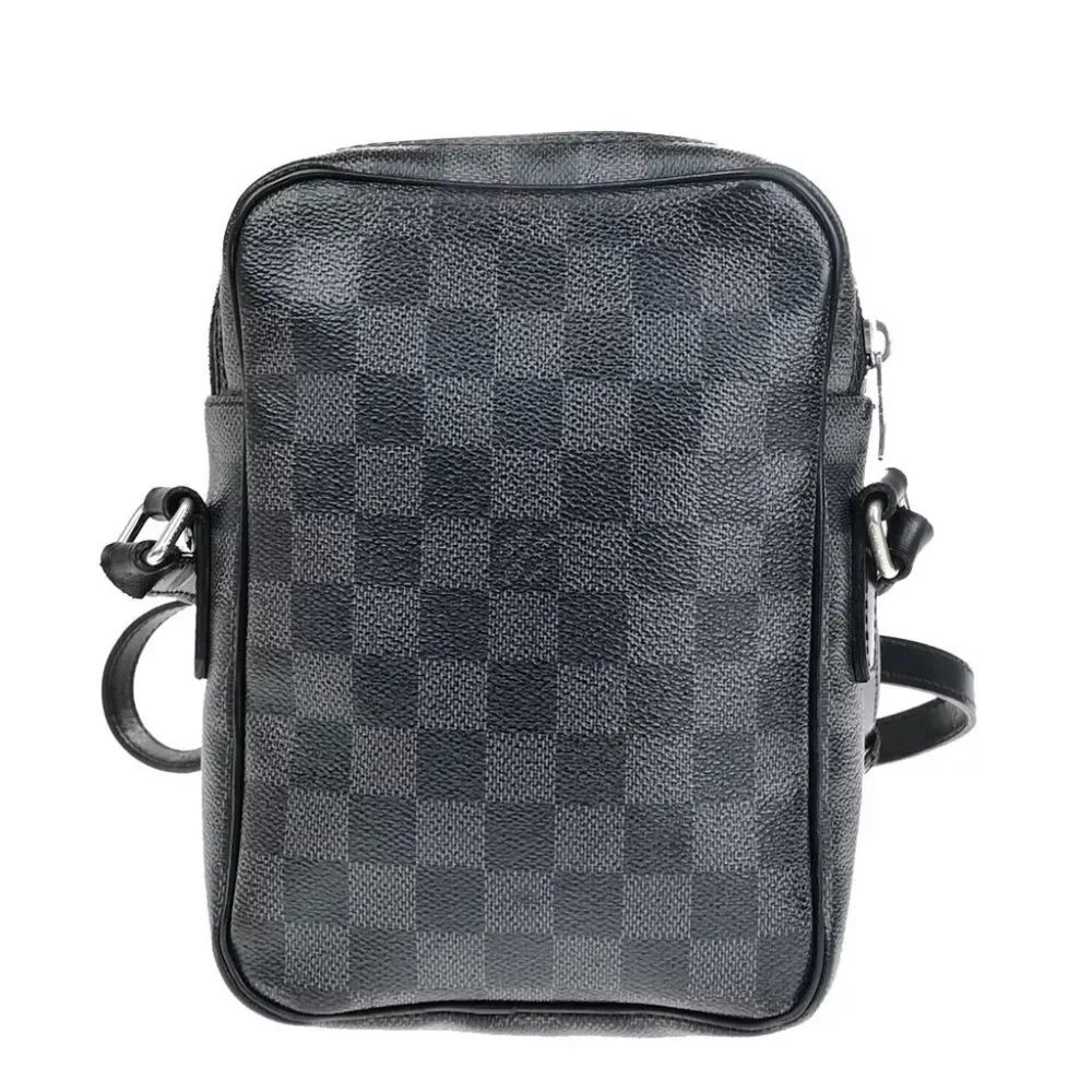 LOUIS VUITTON Rem Crossbody Shoulder Bag Damier Graphite Black